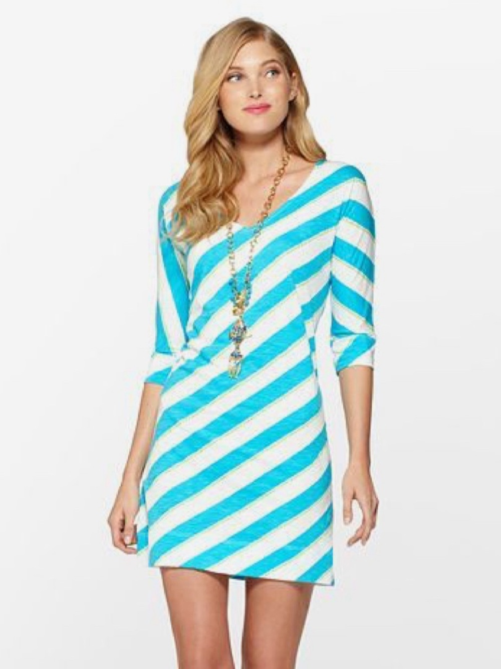 Lilly Pulitzer Eliza Dress in Turquoise Roper Size XS